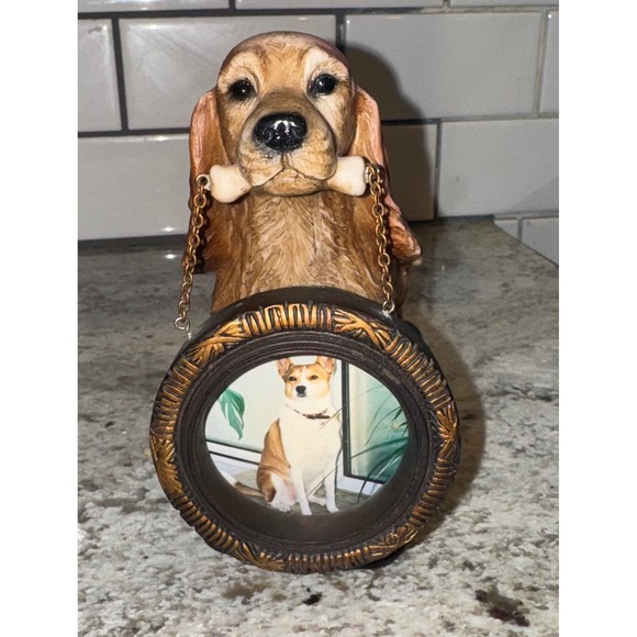 Vintage Homco Cocker Spaniel figurine, hand painted Porcelain Dog. - Picture 2 of 12